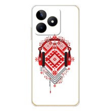 Силіконовый Чохол на Realme Note 60 з картинкой Вишиванки (Модна вишиванка)