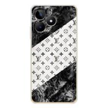 Чехол Стиль Louis Vuitton на Realme Note 60 (LV на белом)