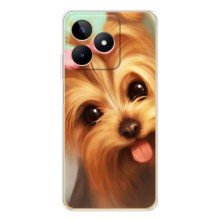 Чохол (ТПУ) Милі песики для Realme Note 60 – Йоркширський тер'єр