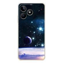 Чехол (ТПУ) с планетами на Realme Note 60 – Космический вид