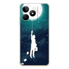 Чехол (ТПУ) с планетами на Realme Note 60 – To The moon