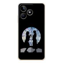 Чехлы Венсдей на Realme Note 60 Уэнсдей (AlphaPrint) (комната Уэнздей)