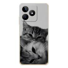 Чохол з малюнком кіт на Realme Note 60 (Пара котів)