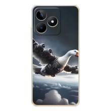 Чехол с мемом Тралалело тралала на Realme Note 60 – Бомбардини гусини