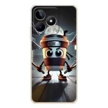 Чехол с мемом Тралалело тралала на Realme Note 60 – Капучино асасино