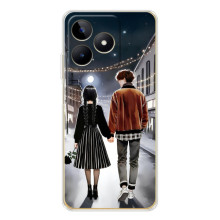 Чехол с дизайном Венздей 2 на Realme Note 60 – Уэнсдей и Тайлер