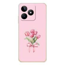 Чехол с розовым рисунком для Realme Note 60