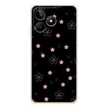 Чехол с розовым рисунком для Realme Note 60