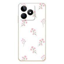 Чехол с розовым рисунком для Realme Note 60