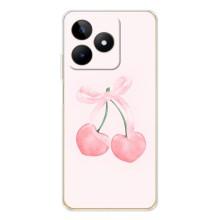 Чехол с розовым рисунком для Realme Note 60