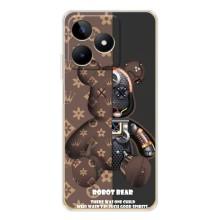 Крутые Чехлы Луи Виттон для Realme Note 60 (AlphaPrint) (Медведь Луи Витон)