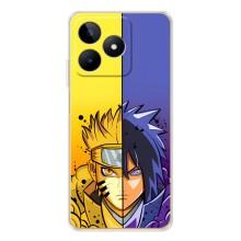 Купить Чехлы на телефон с принтом Anime для Realme Note 60 – Naruto Vs Sasuke