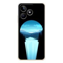 Летний Чехол на Realme Note 60 – Синий Водопад