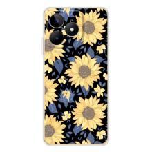 Чехлы с тематикой "ЦВЕТЫ" на Realme Note 60 (красивые цветы)