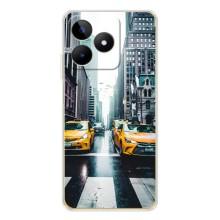 Силиконовый бампер (Работники) на Realme Note 60 – Такси