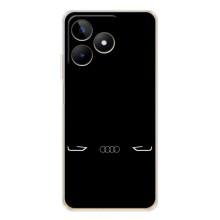 Силиконовый бампер с картинкой машины на Realme Note 60 – Силует Audi