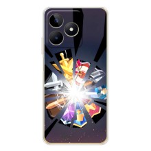 Силиконовый Чехол (атрибутика Клеш Роял) для Realme Note 60 – Кланы