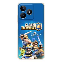 Силиконовый Чехол (атрибутика Клеш Роял) для Realme Note 60 – Клеш Король