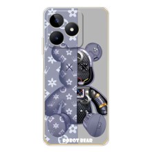 Силиконовый чехол для Realme Note 60 – Медведь Louis Vuitton