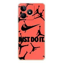 Силиконовый Чехол Nike Air Jordan на Ноте 60 – Just Do It