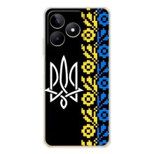Силіконовый Чохол на Realme Note 60 – Герб и вишиванка