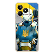 Силіконовий Чохол  на Realme Note 60 (Я-Україна) – Український робокоп
