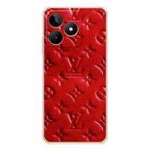 Текстурный Чехол Louis Vuitton для Ноте 60 (Красный ЛВ)