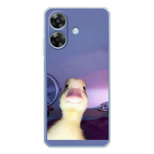 Бампер с принтом Мемы для Realme Note 60x (Утка)