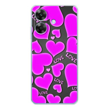 Чехлы для любимой на Ноут 60х (VPrint) (Pink hearts)