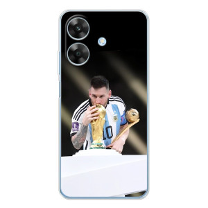 Чехлы Лео Месси Аргентина для Realme Note 60x – Кубок Мира