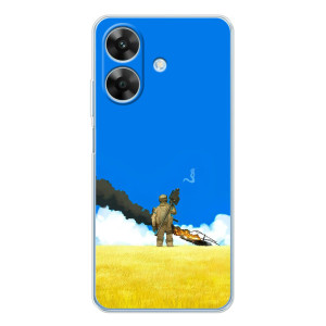 Чехлы на военную тематику для Realme Note 60x – Попадание