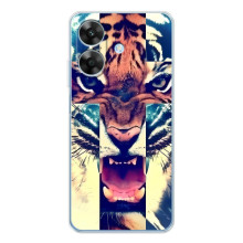 Чехлы с изображением разных животных для Realme Note 60x (Яркий Тигр)