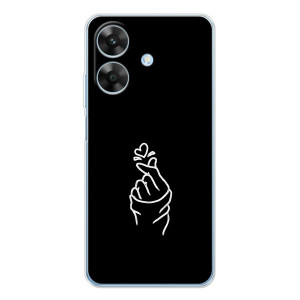 Чехлы (Знак сердечка) на Realme Note 60x – Знак Сердечка