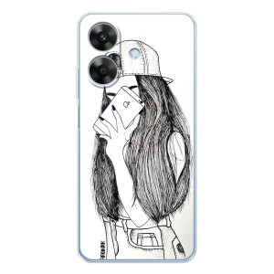 Чехол с печатью для Realme Note 60x - (Мода) (AlphaPrint)