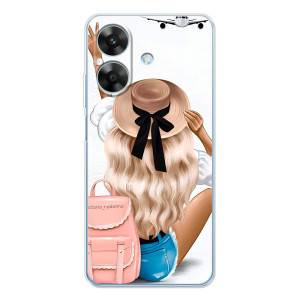 Чехол с печатью для Realme Note 60x - (Мода) (AlphaPrint)