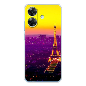 Чехол с Эйфелевой башней на Realme Note 60x – Яркая башня