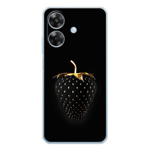 Чохол з зображенням смачної їжі для Realme Note 60x – Чорна полуниця