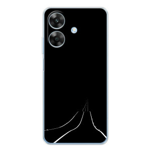 Чехол с картинками на черном фоне для Realme Note 60x – Дорога