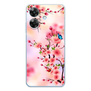 Чохол з картинкою Сакури на Realme Note 60x – Метелики на сакурі