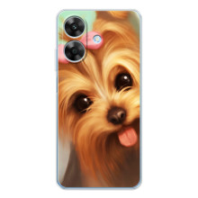 Чехол (ТПУ) Милые собачки для Realme Note 60x (Йоршенский терьер)