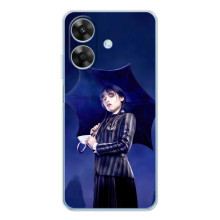 Чохли Венсдей на Realme Note 60x Уенсдей (AlphaPrint) (Венздей з парасолькою)