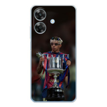 Чехол с футболистом Ламин Ямаль Realme Note 60x (Ямал с кубком)