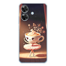 Чехол с мемом Тралалело тралала на Realme Note 60x – Балерина капучина