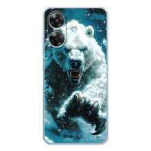 Чехол с картинкой «Хищники» для Realme Note 60x (Медведь)