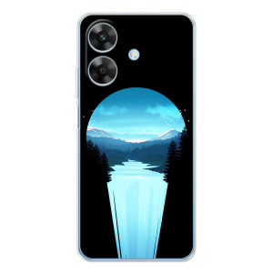 Літній Чохол на Realme Note 60x – Синій Водоспад