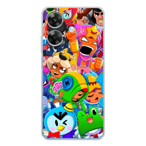 Силіконовый Чохол на Realme Note 60x з картинкою Brawl Stars – Brawl-Stars