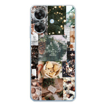 Рождественские, Праздничные Чехлы для Ноут 60х (Рождественский коллаж)