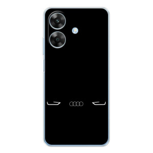 Силиконовый бампер с картинкой машины на Realme Note 60x – Силует Audi