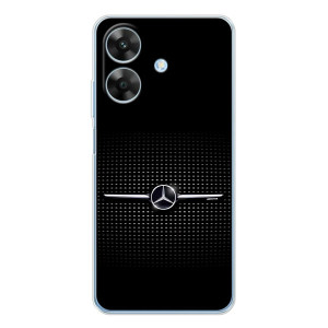 Силиконовый бампер с картинкой машины на Realme Note 60x – Mercedes