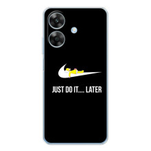 Силиконовый Чехол на Realme Note 60x с картинкой Nike (Later)